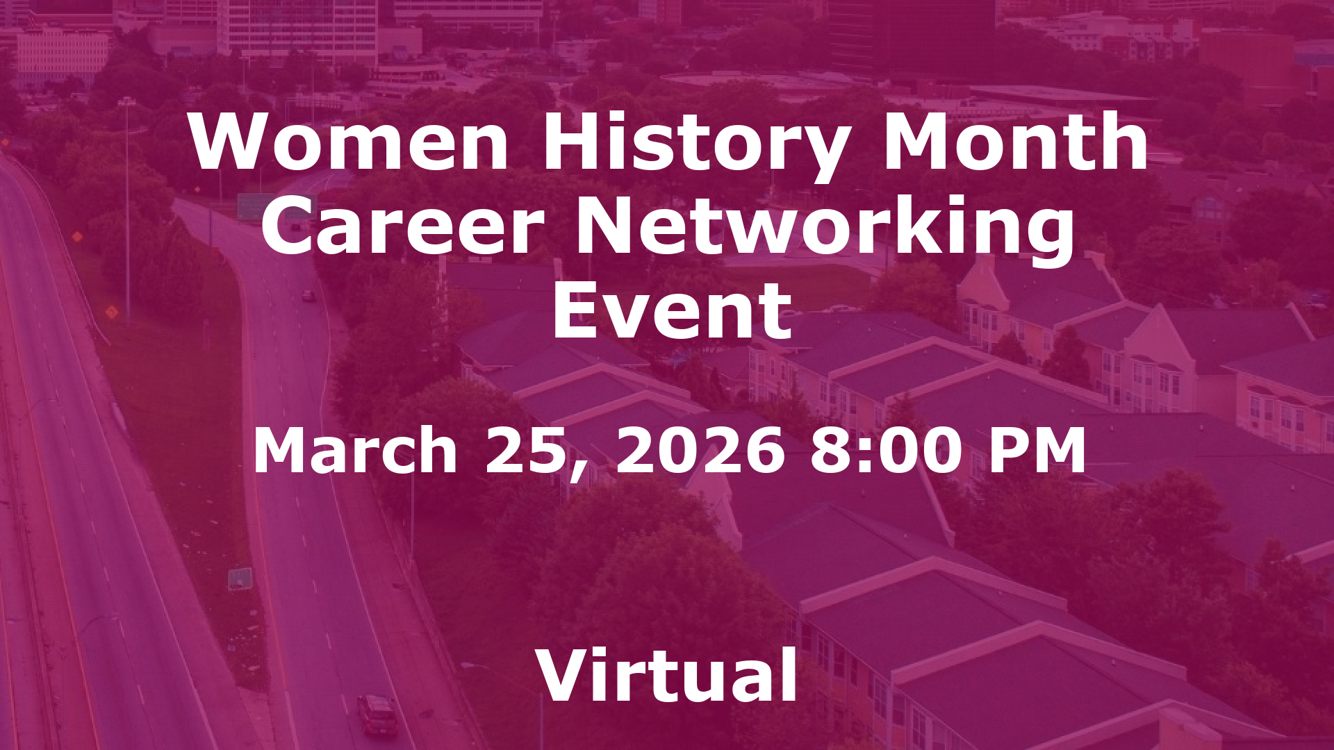 Women History Month Career Networking Event event image